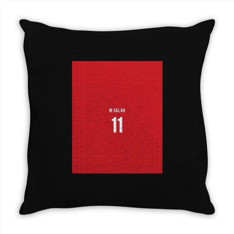 Mohammed Salah Liverpool 202122 Home Kit Graphic Throw Pillow | Artistshot