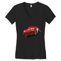 Lightning Mcqueen (1) Women's V-neck T-shirt | Artistshot