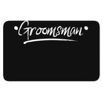 Groomsman Matching Bachelor Party Groomsmen Group Atv License Plate | Artistshot