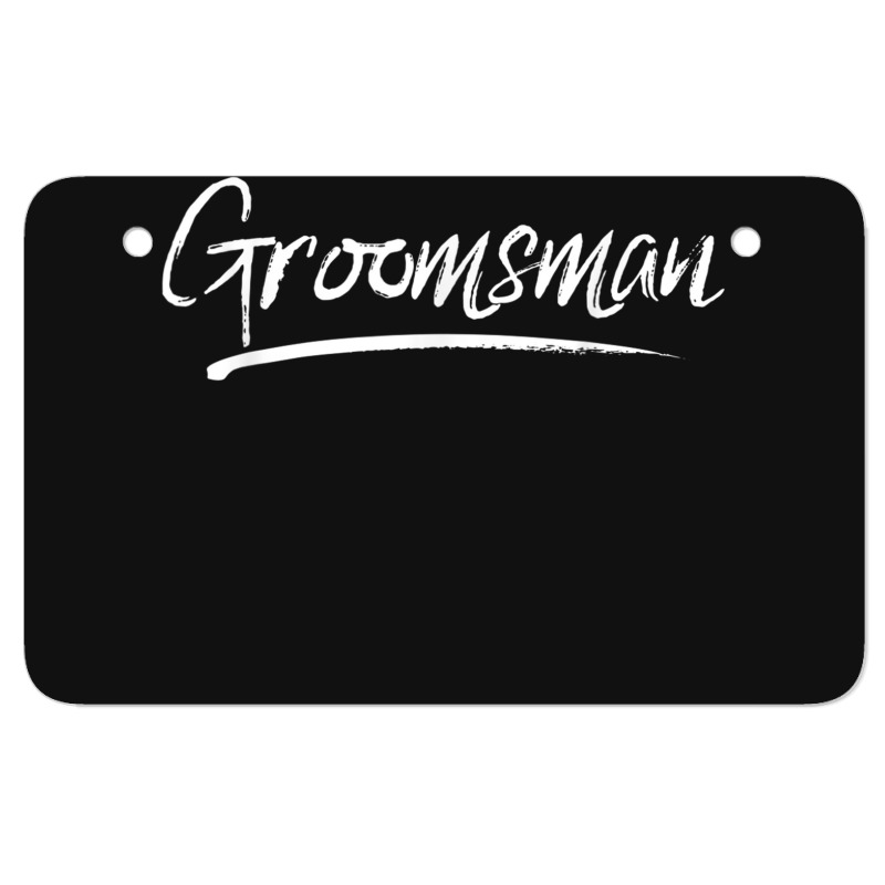 Groomsman Matching Bachelor Party Groomsmen Group Atv License Plate | Artistshot