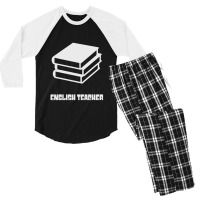 English Teacher Men's 3/4 Sleeve Pajama Set | Artistshot