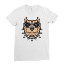 funky dog Ladies Fitted T-Shirt | Artistshot