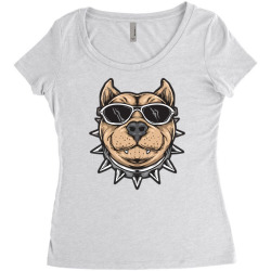 funky dog Women's Triblend Scoop T-shirt | Artistshot