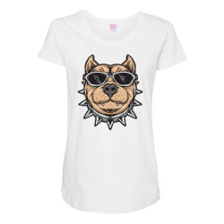 funky dog Maternity Scoop Neck T-shirt | Artistshot