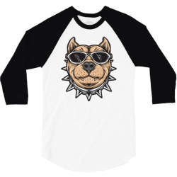 funky dog 3/4 Sleeve Shirt | Artistshot
