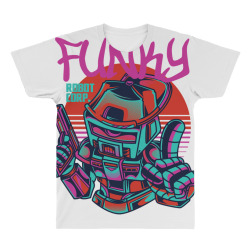 funky robot All Over Men's T-shirt | Artistshot