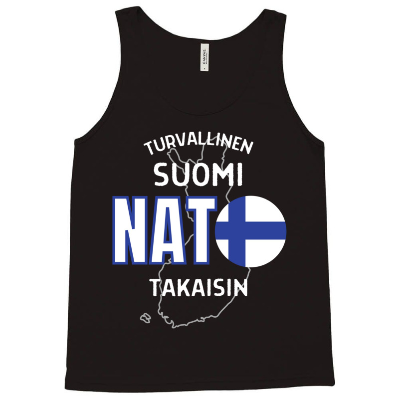 Nato Makes Finland Safe Again Tank Top by cm-arts | Artistshot