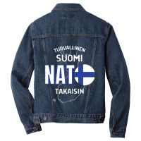 Nato Makes Finland Safe Again Men Denim Jacket | Artistshot