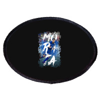 Morata I Have Walked Out In Rain And Back In Rain Essential Oval Patch | Artistshot