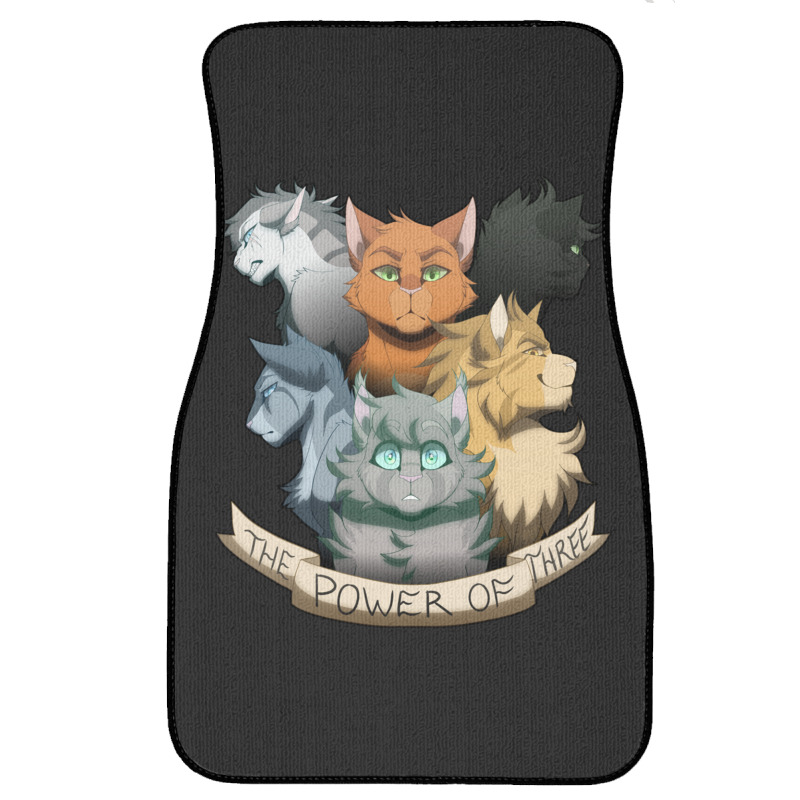 The Power Of Three Design Front Car Mat | Artistshot