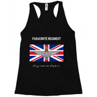 Parachute Regiment (uk) Every Man An Emperor Racerback Tank | Artistshot