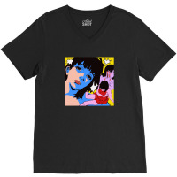 Perfect Blue V-neck Tee | Artistshot