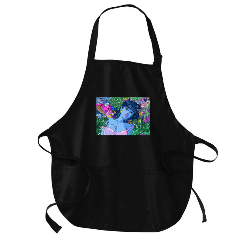 Perfect Blue Misa Illustration Medium-length Apron | Artistshot