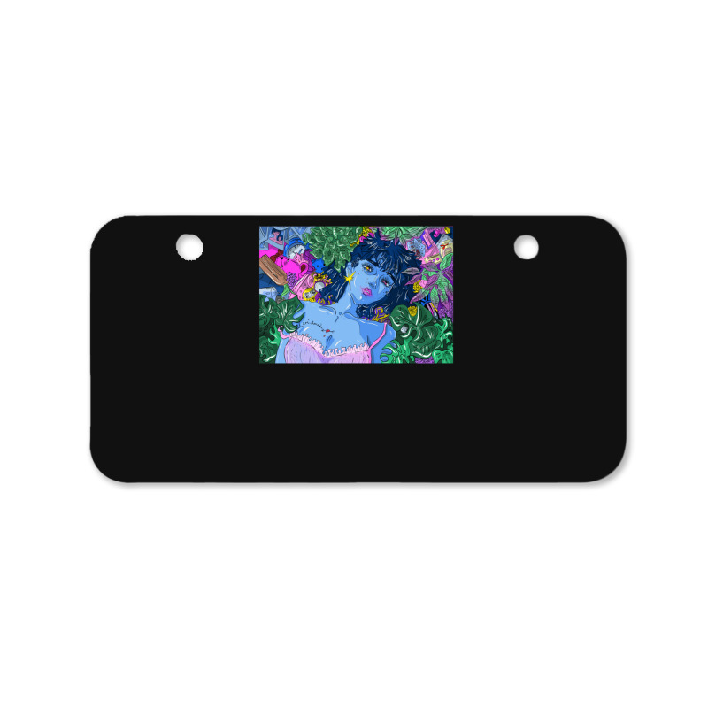 Perfect Blue Misa Illustration Bicycle License Plate | Artistshot