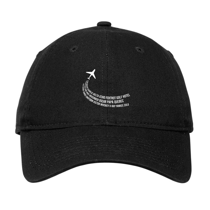 Phonetic Alphabet  Pilot Airplane Adjustable Cap | Artistshot