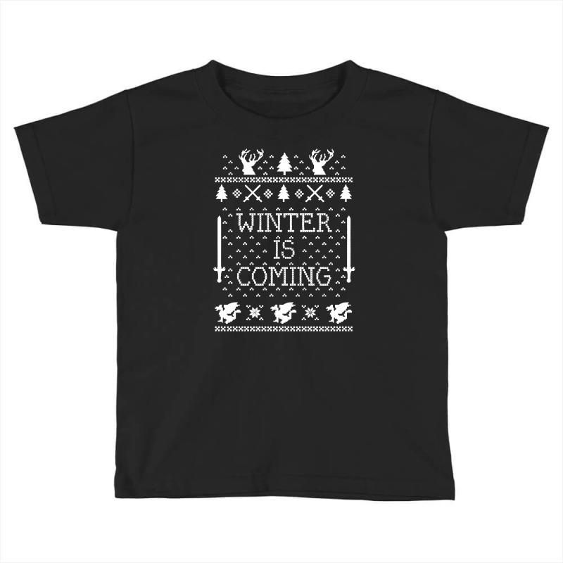 Winter Is Coming Ugly Christmas Toddler T-shirt | Artistshot