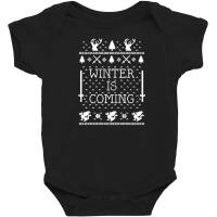 Winter Is Coming Ugly Christmas Baby Bodysuit | Artistshot