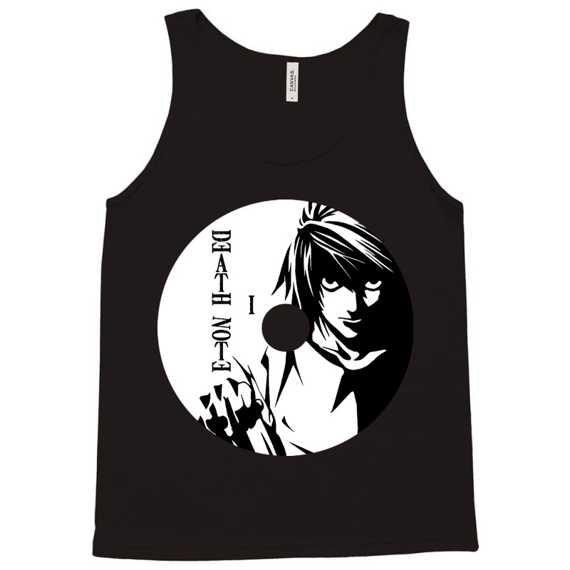 Note Lawliet Vintage Shilluet Tank Top by MikeKCortez | Artistshot