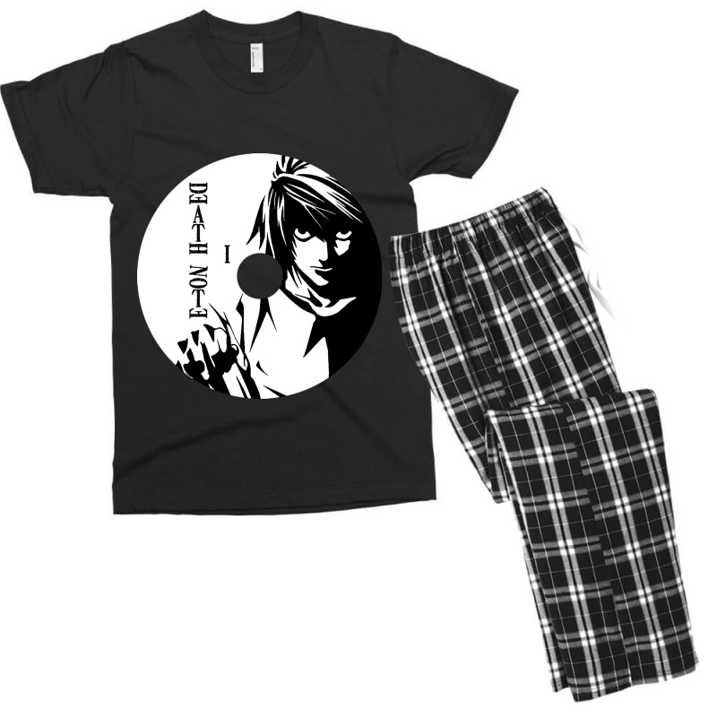 Note Lawliet Vintage Shilluet Men's T-shirt Pajama Set by MikeKCortez | Artistshot