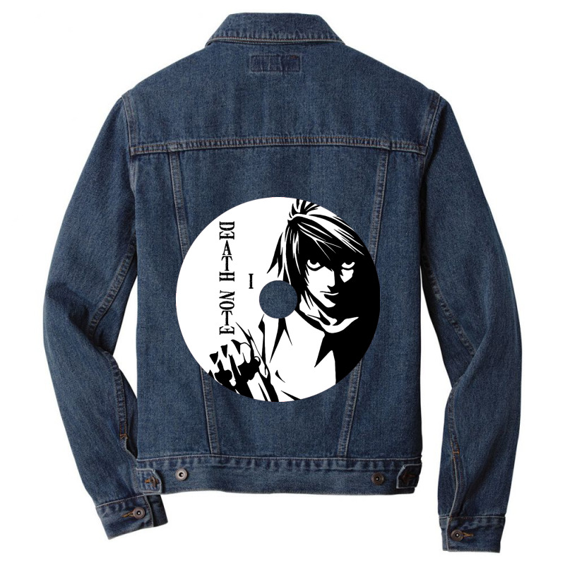 Note Lawliet Vintage Shilluet Men Denim Jacket by MikeKCortez | Artistshot