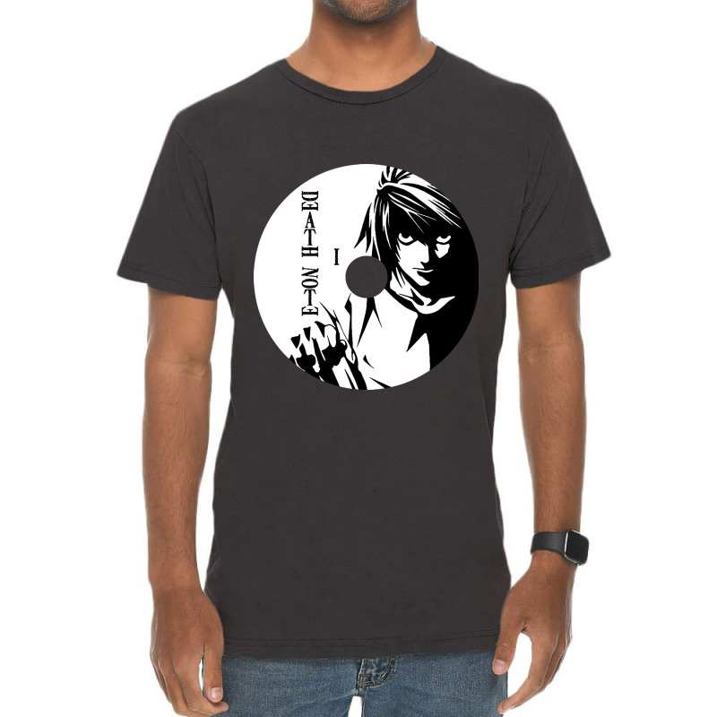 Note Lawliet Vintage Shilluet Vintage T-Shirt by MikeKCortez | Artistshot