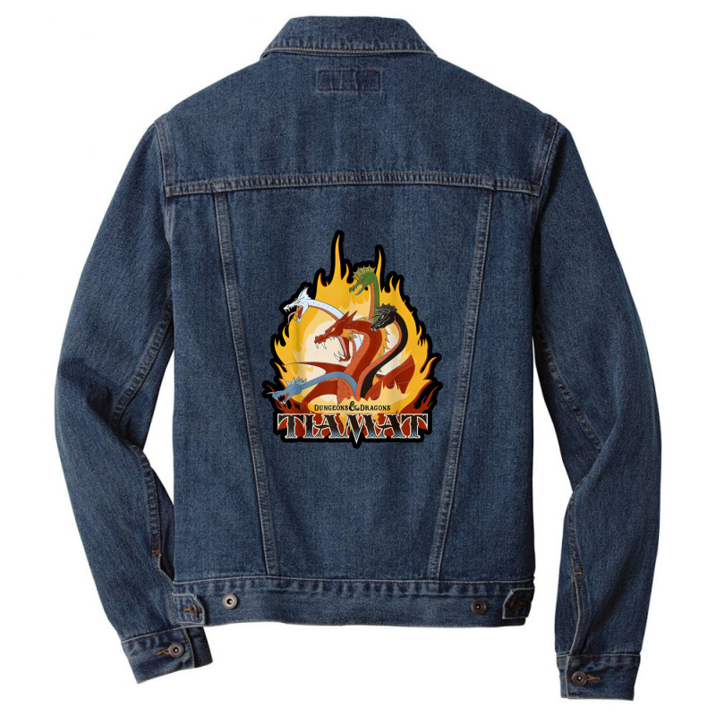 Dragon Fire Men Denim Jacket by cm-arts | Artistshot