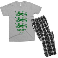 Dorset County Cricket Club Men's T-shirt Pajama Set | Artistshot