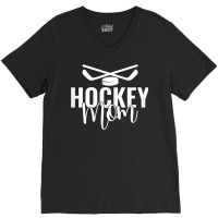 Womens Ice Hockey Mom Player Coach Hockey Mother T Shirt V-neck Tee | Artistshot