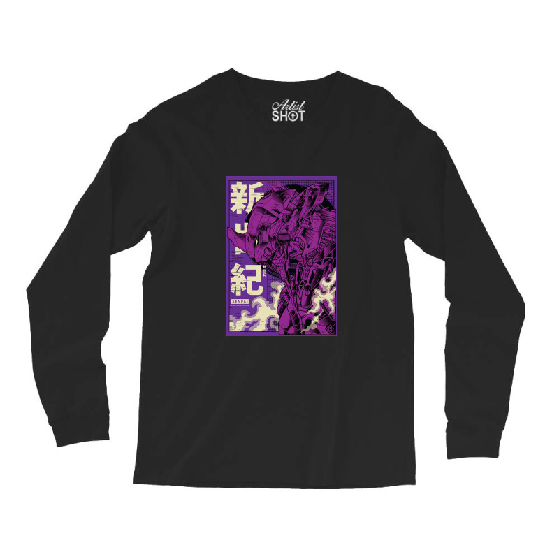 Evaangel Retro 01 Illustration Long Sleeve Shirts by MikeKCortez | Artistshot