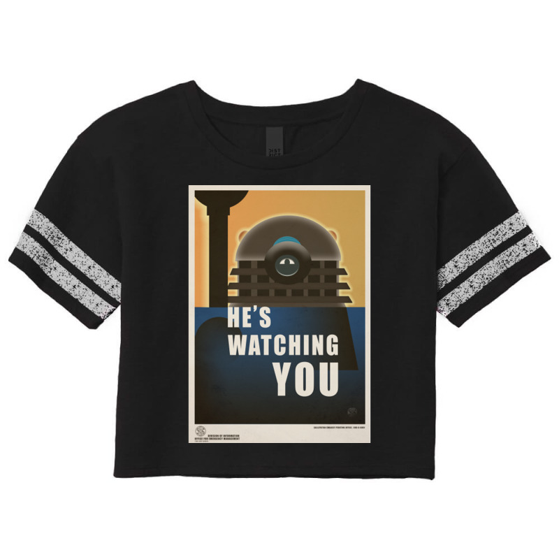 Dalek Time War Propaganda Poster 2 Scorecard Crop Tee by CherylBrandy | Artistshot