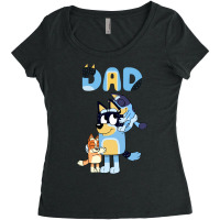 S Dad Playing Son And Daughter Women's Triblend Scoop T-shirt | Artistshot