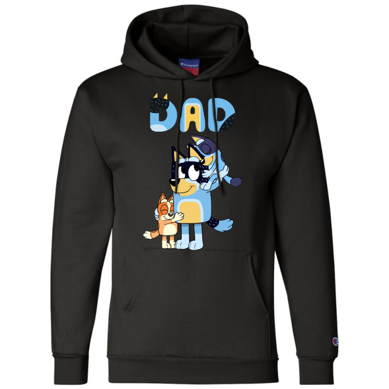 S Dad Playing Son And Daughter Champion Hoodie | Artistshot