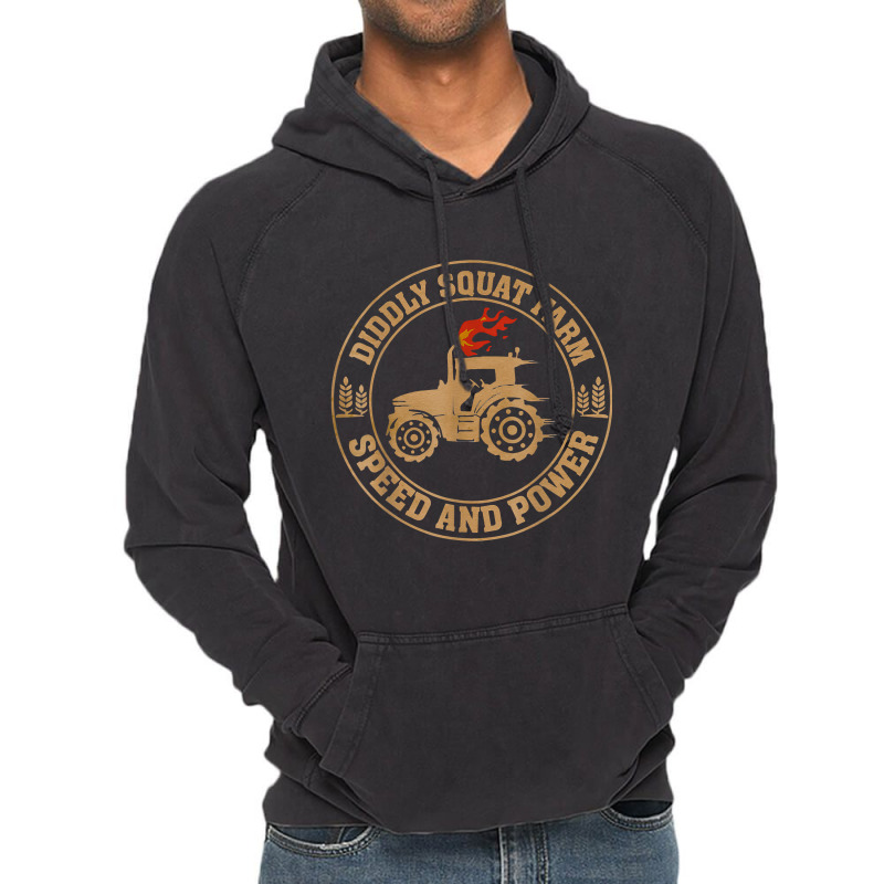 Perfect Tractor Design Diddly Squat Farm Speed And Power T Shirt Vintage Hoodie by cm-arts | Artistshot