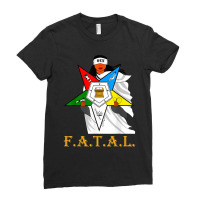 Oes Fatal Sister With Eyes Mask Eastern Star Mother S Day Ladies Fitted T-shirt | Artistshot