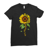 Radiology Tech  Radiographer Rad Tech Sunflower Skull Gift Ladies Fitted T-shirt | Artistshot