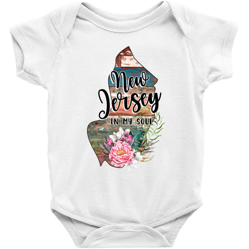 New Jersey In My Soul Baby Bodysuit | Artistshot