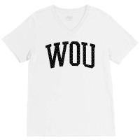 Wou Arch Vintage College University Alumni Style T Shirt V-neck Tee | Artistshot