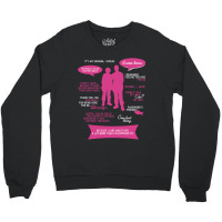 Stargate Sg1  Sam Amp Jack Quotes (pinkwhite Design) Fitted Crewneck Sweatshirt | Artistshot