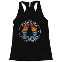 Sonoma California Ca Vintage Graphic Retro 70s Racerback Tank | Artistshot