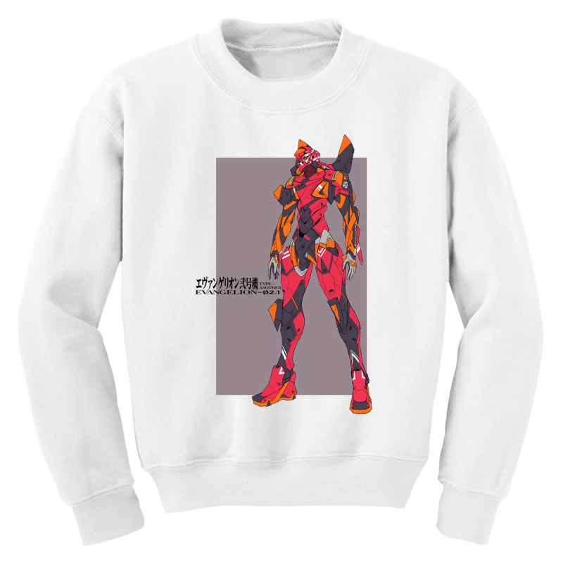 Neon Genesis Evangelion Anime Eva Unit 02 Youth Sweatshirt by MikeKCortez | Artistshot