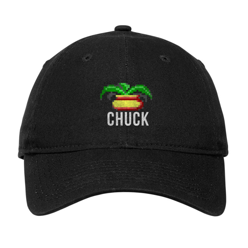 Chuck The Plant  Black Adjustable Cap by cm-arts | Artistshot