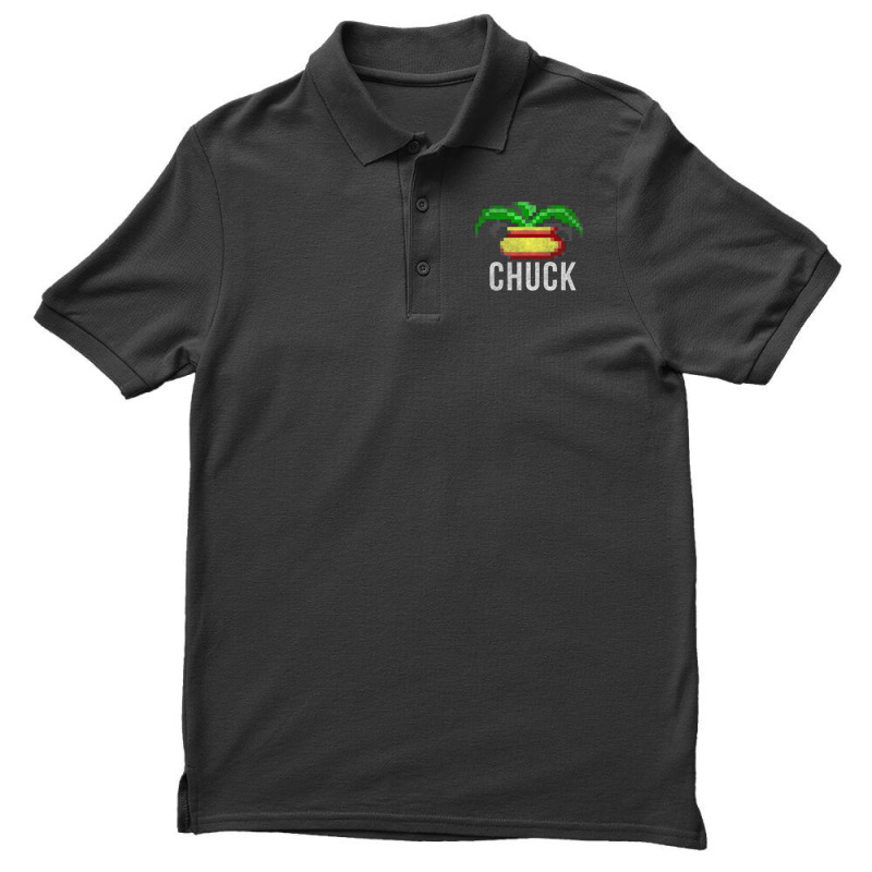 Chuck The Plant  Black Men's Polo Shirt by cm-arts | Artistshot