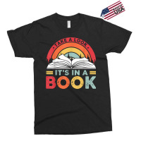 Take A Look It's In A Book Reading Vintage Retro Rainbow T Shirt Exclusive T-shirt | Artistshot