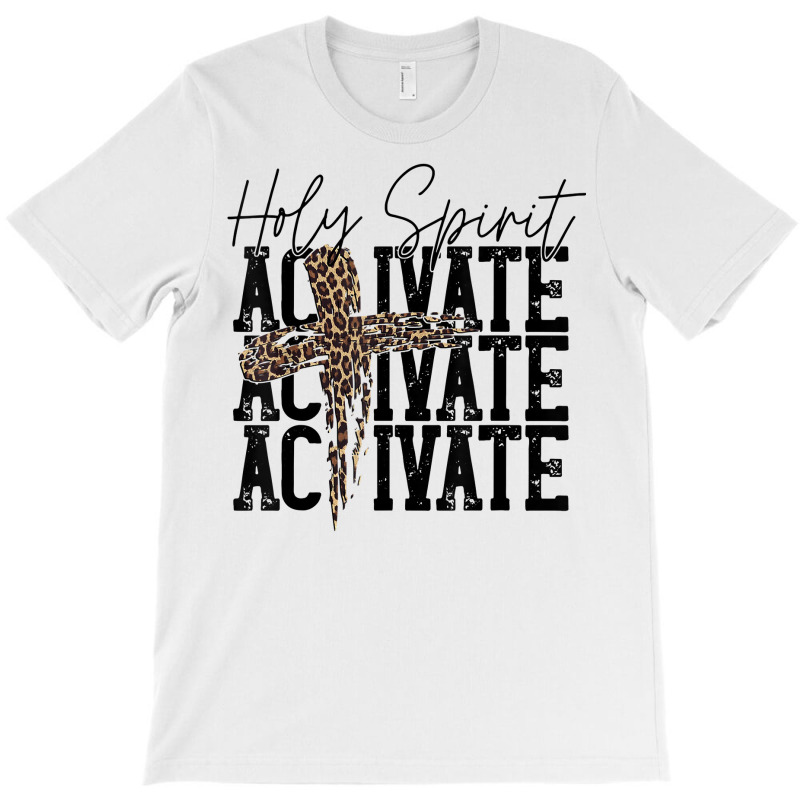 Holy Spirit Activate Christmas Xmas Pajama Religious Gift T Shirt T-shirt | Artistshot