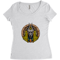 Anubis Lord Egypt Mythology Character Women's Triblend Scoop T-shirt | Artistshot