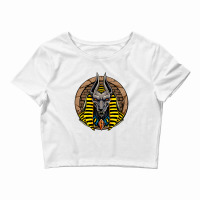 Anubis Lord Egypt Mythology Character Crop Top | Artistshot