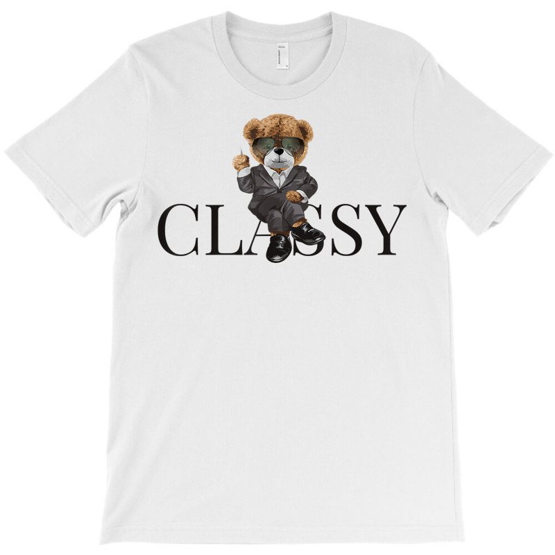 Tee Bear Doll In Suit Sitting On Classy Cartoon Animal T Shirt T-shirt | Artistshot