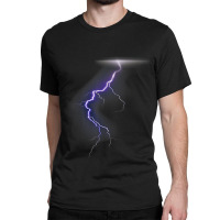 Lightning Thunder Lightning Bolt Storm Cloud Strikes Classic T-shirt | Artistshot