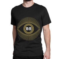 1111 Angel Number Numerology Synchronicity Manifestation Classic T-shirt | Artistshot