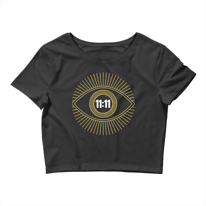 1111 Angel Number Numerology Synchronicity Manifestation Crop Top by cm-arts | Artistshot